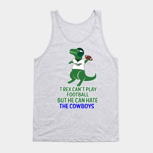 T Rex Hates Cowboys Tank Top